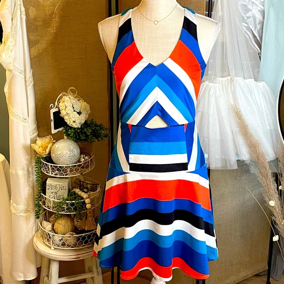 Parker Striped Dress main image 1